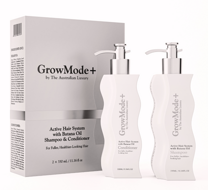 The Australian Luxury - Grow Mode + Shampoo & Conditioner Set - For More Targeted Hair Loss and Faster Hair Growth with Batana Oil