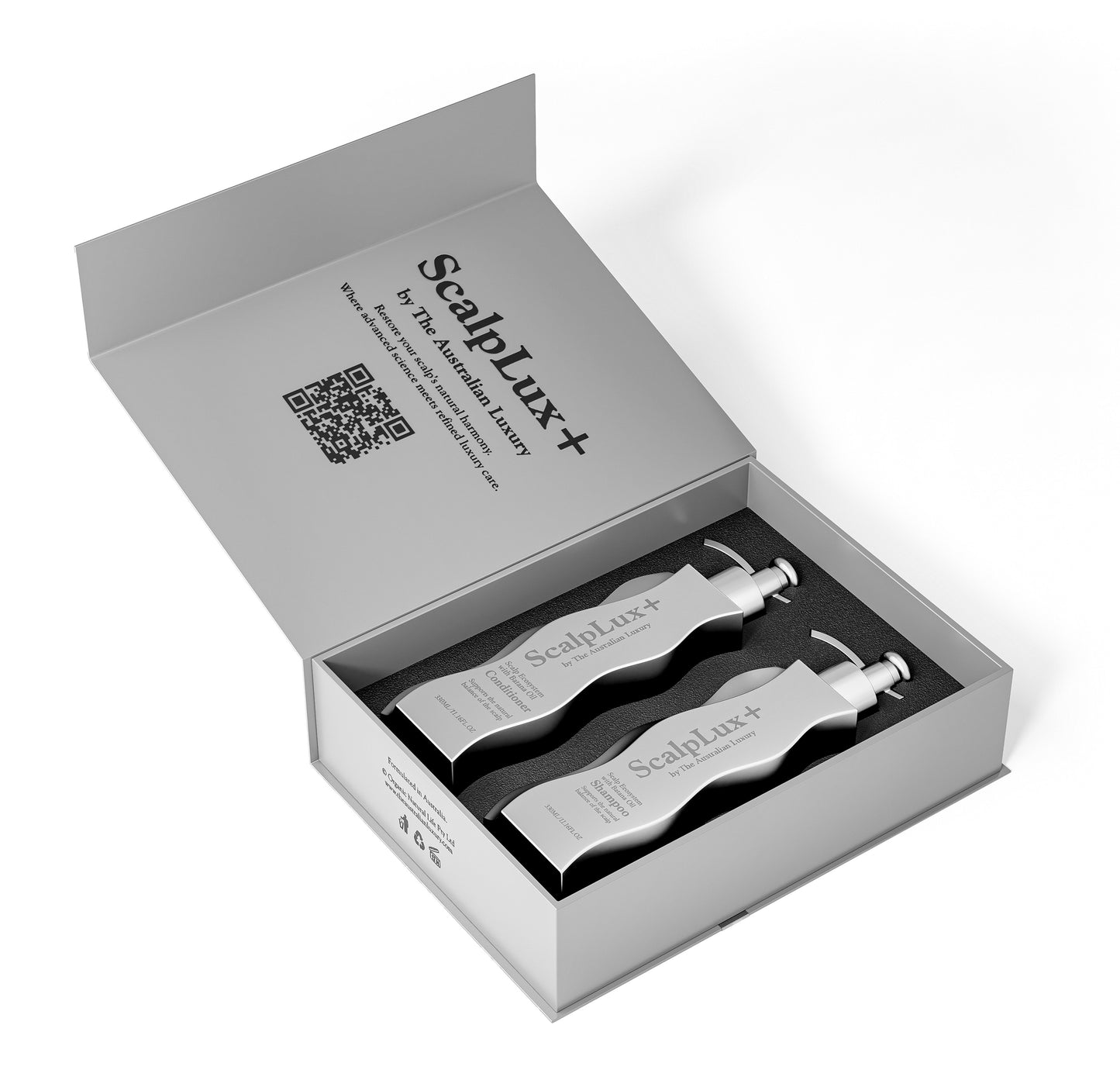The Australian Luxury - ScalpLux + Shampoo & Conditioner Set with Batana Oil - For More Targeted Psoriasis, Eczema, Itching, Sores, Scabs and Dandruff